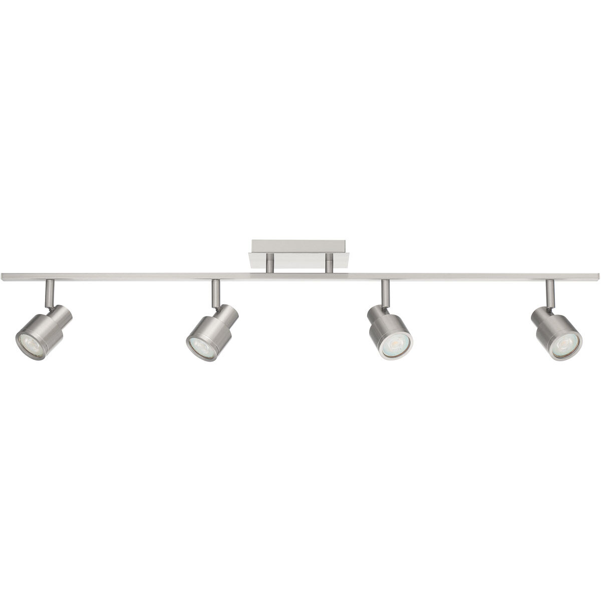 Lincoln 4 Light 120 Brushed Steel Track Ceiling Light